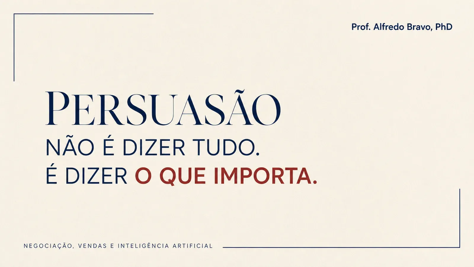 Quem usa argumentos demais pode esconder o argumento certo