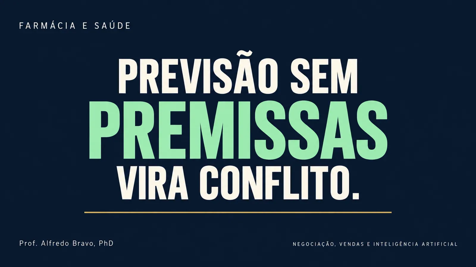 Previsão de demanda não é promessa de compra