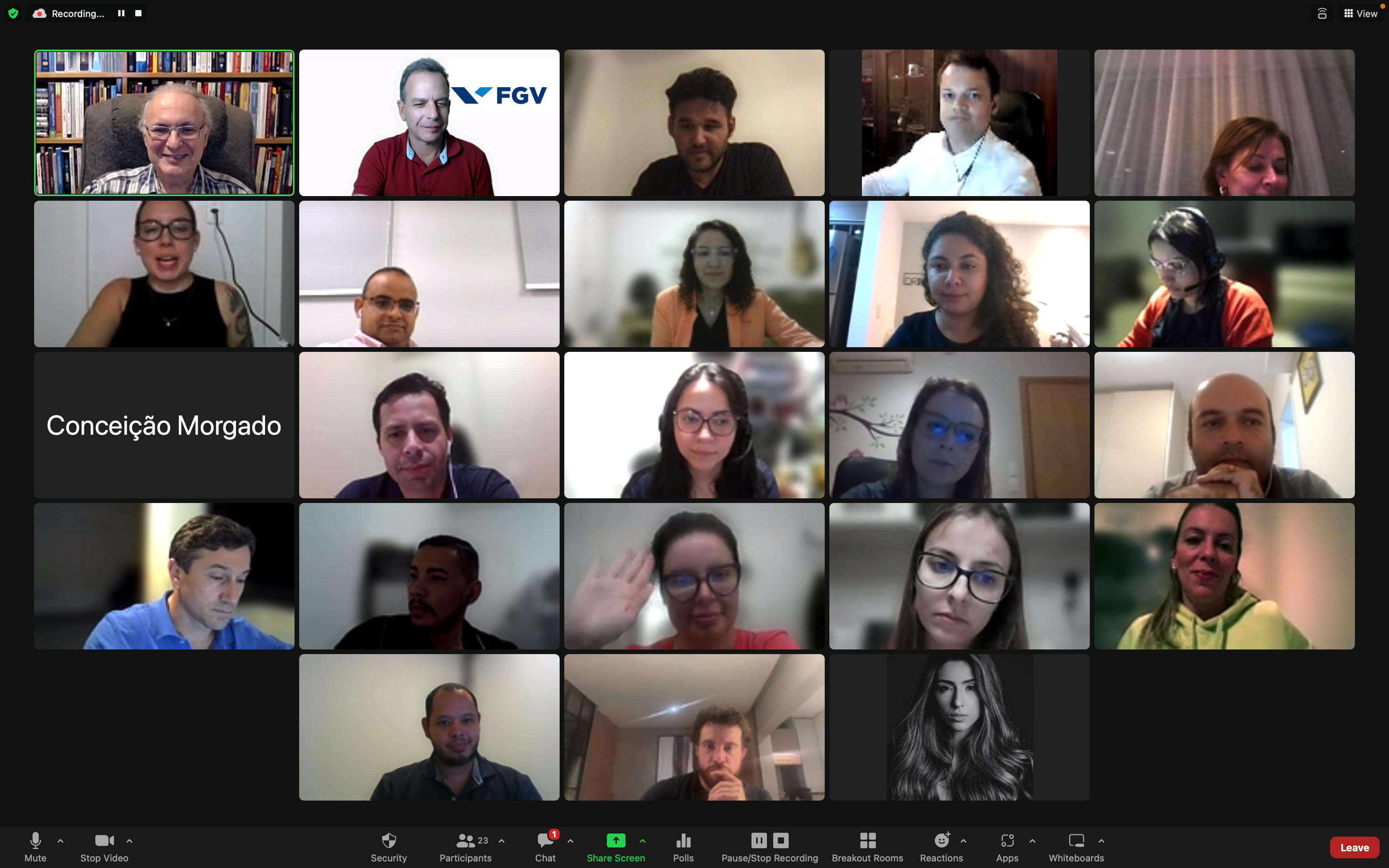 Curso de negociação para alunos da FGV-SP, no formato online