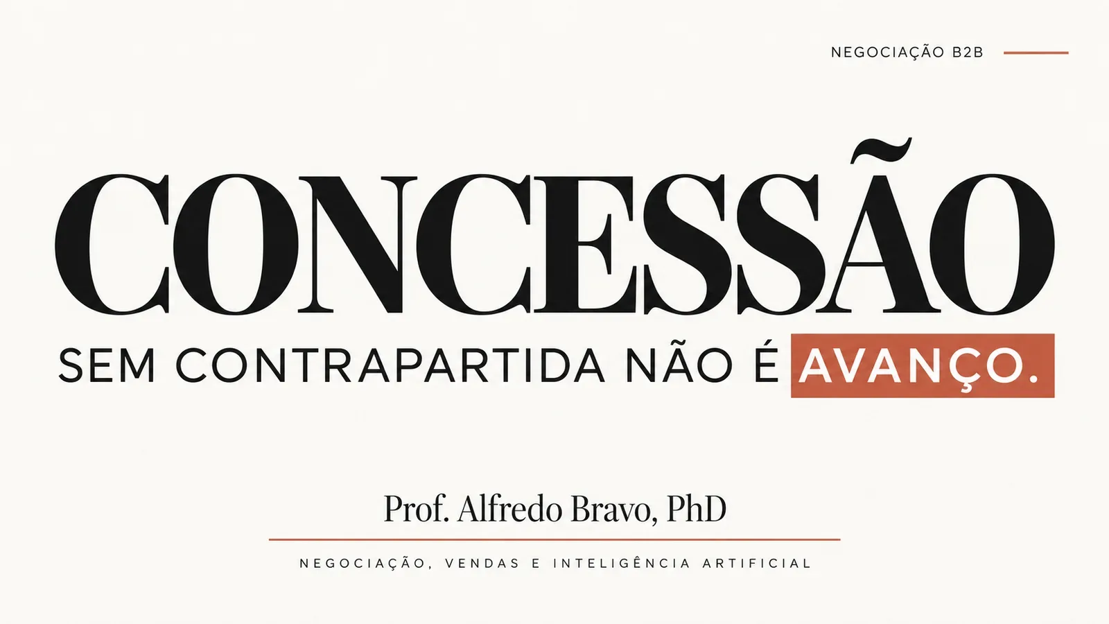 A IA sugere o acordo. Quem define o limite é você.